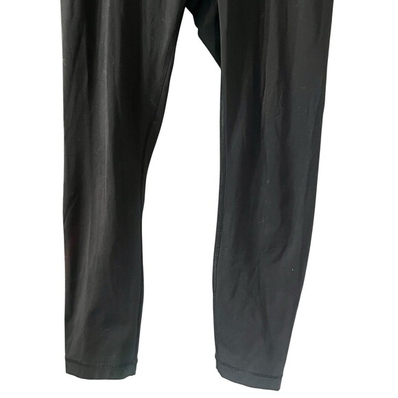 Lululemon Black Wunder Under Crop (Hi-Rise) 21" Luxtreme Leggings Size 6 - Picture 4 of 9